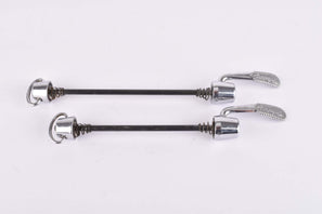 Campagnolo first generation C-Record / Record Corsa quick release set, front and rear Skewer from the mid 1980s
