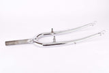 NOS 28" Tange Chrome Trekking Steel Fork with Eyelets for Fenders and Low Rider