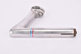 Curved Aluminium Made in France Stem in size 122mm with 25.4mm bar clamp size from the 1980s