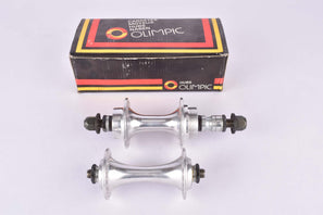 NOS/NIB Olimpic Hiperbolico Low Flange Hub Set with 36 holes and english thread from 1980s