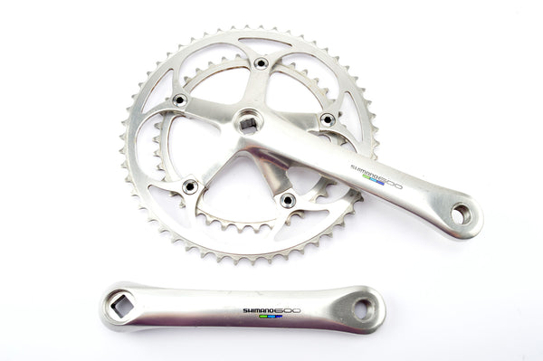 Shimano 600 Ultegra Tricolor #FC-6400 crankset with 39/52 teeth and 170 length from 1991