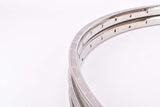 Van Schothorst Roestvrij Stainless Chromed Steel Clincher Rims in 28"x1 5/8" (622-18mm) with 36 holes in mint condition