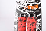 Cinelli Mike Giant Velvet Ribbon Art Grips, red