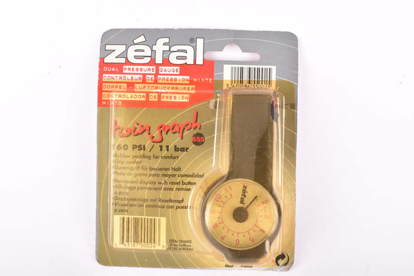 NOS Zefal twin graph dual pressure gauge