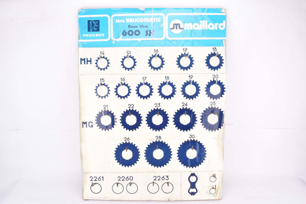 Empty Peugeot Maillard Helicomatic 600 SH Freewheel Parts Workshop Board