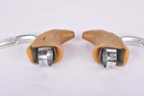 Campagnolo (Nuovo) Record Brake Lever set #2030 with brown worldlogo hoods
