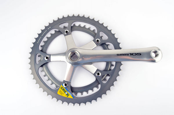 Shimano 105 #FC-1050 right crank arm with chainrings 42/53 teeth and 170mm length from 1988