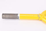 26" Yellow MTB Steel Fork with Eyelets for Fenders