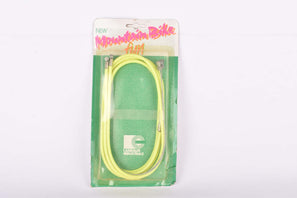 NOS/NIB Neon Yellow C.I. (Casiraghi Industrial) New Mountainbike Fun #4058 Brake Cable Set for front and rear Shimano type cantilver brake from the 1990s