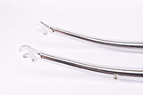 NOS 28" Tange Chrome Trekking Steel Fork with Eyelets for Fenders and Low Rider