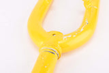 26" Yellow MTB Steel Fork with Eyelets for Fenders