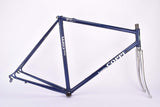 Fausto Coppi frame in 55.5 cm (c-t) / 54 cm (c-c) with Coppi dropouts from the 1980s