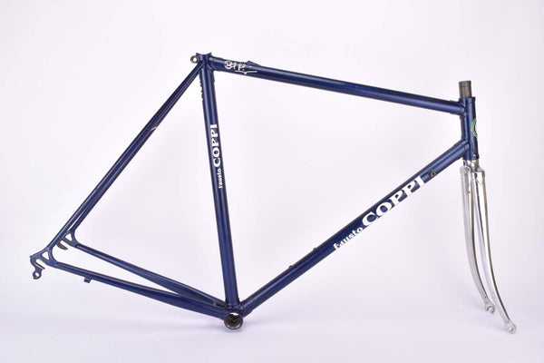 Fausto Coppi frame in 55.5 cm (c-t) / 54 cm (c-c) with Coppi dropouts from the 1980s