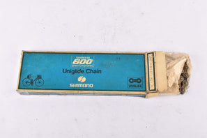 NOS/NIB Shimano 600 golden Uniglide Chain (UG-600) in 1/2" x 3/32" with 116 links from the 1970s - 1980s