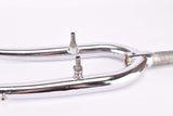 NOS 28" Tange Chrome Trekking Steel Fork with Eyelets for Fenders and Low Rider