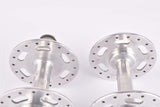Moyeux RFG aluminum high flange hub set with 36 holes and french thread from the 1960s
