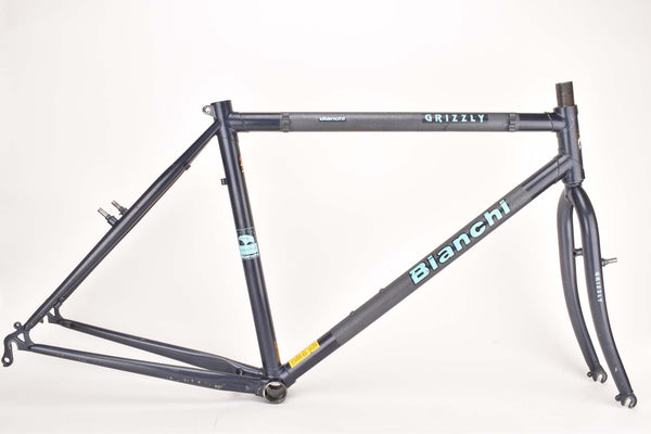 Bianchi Grizzly Mountainbike frame in 49 cm (c-t) / 46 cm (c-c) with Oria MTB Over Size CrMo tubing from the 1990s