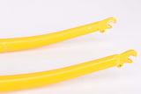 26" Yellow MTB Steel Fork with Eyelets for Fenders