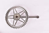 NOS fluted cottered chromed steel single crank set with 46 teeth in 170mm