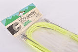 NOS Neon Yellow C.I. (Casiraghi Industrial) Kit Freno Mountainbike #4058 Brake Cable Set for front and rear Shimano type cantilver brake from the 1990s