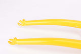 26" Yellow MTB Steel Fork with Eyelets for Fenders