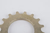 NOS Sachs Maillard steel Freewheel Cog, threaded on inside, with 16 teeth from the 1980s - 1990s