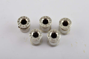 Stronglight aluminium Chainring bolts from the 1960s - 80s