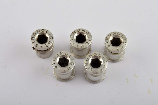 Stronglight aluminium Chainring bolts from the 1960s - 80s