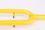 26" Yellow MTB Steel Fork with Eyelets for Fenders