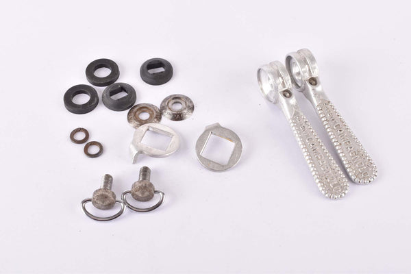 Campagnolo Record #1014 braze on Gear Lever Shifter Set from the 1960s - 70s