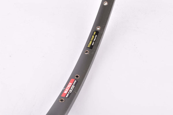 NOS Matrix Titan-Tour black anodized Single Clincher Rim, 700 C / 622 mm, with 36 holes