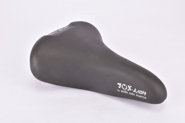 Black Selle San Marco Fox Lady Saddle #375 from the 1980s - 1990s - new bike take off