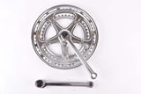 Thun square tapered chromed steel crankset with 52/42 teeth and 170mm length
