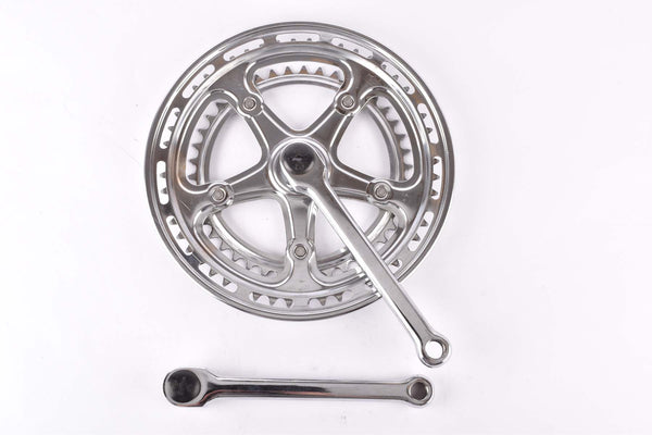 Thun square tapered chromed steel crankset with 52/42 teeth and 170mm length