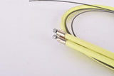 NOS Neon Yellow C.I. (Casiraghi Industrial) Kit Cambio Mountain Bike Deragliatore #4063 Shifting Cable Set for front and rear derailleur from the 1990s