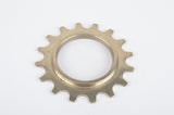 NOS Sachs Maillard steel Freewheel Cog, threaded on inside, with 16 teeth from the 1980s - 1990s