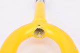 26" Yellow MTB Steel Fork with Eyelets for Fenders