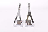Olmo pantographed Ale 91chromed steel Toe-Clip set from the 1970s - 1980s