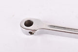 NOS fluted cottered chromed steel single crank set with 46 teeth in 170mm