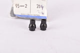 NOS Weinmann black brake lever cable ferrules set #95-2 from the 1980s