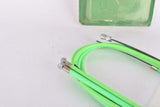 NOS/NIB Neon Green C.I. (Casiraghi Industrial) New Mountainbike Fun #4058 Brake Cable Set for front and rear Shimano type cantilver brake from the 1990s