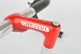 3ttt Record 84 Panto Chesini Stem (100mm,22.2) / 3ttt Mod. Competizione Handlebar (41cm c-c) sewed in black leather