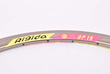 NOS Rigida DP 18 bronze anodized Clincher single Rim in 28"/622mm (700C) with 32 holes from the 1980s - 2000s