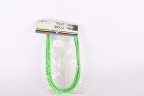 NOS Neon Green C.I. (Casiraghi Industrial) Coppia Trasmissioni Corsa Fosforcenti #4065 Brake Cable Set for front and rear road bike type brake from the 1990s