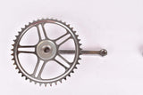 NOS kids / junior cottered chromed steel single crank set with 44 teeth in 150mm