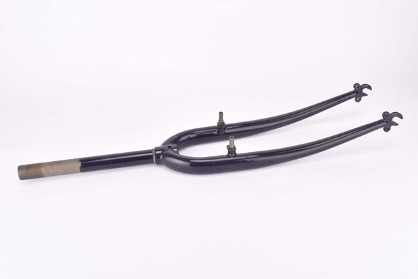 28" Dark Blue Trekking Steel Fork with Eyelets for Fenders and Rack