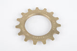 NOS Sachs #EY steel Freewheel Cog, threaded on inside, with 15 teeth from the 1990s