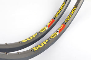 NEW Mavic SUP 217 Ceramic Clincher Rims 650C/571mm with 36 holes from the 1990s NOS