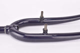 28" Dark Blue Trekking Steel Fork with Eyelets for Fenders and Rack