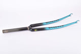 28" Black / metalic Turquois Gazelle Panto Steel Fork with Reynolds 531 tubing and Campagnolo dropouts from the late 1980s - early 1990s
